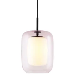 Cuboza 20 taklampa persika/vit