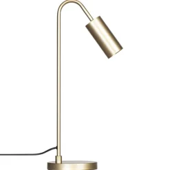 Curve bordslampa matt guld bordlampa