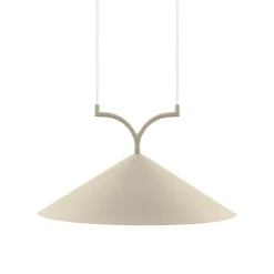 Curve 50 taklampa beige