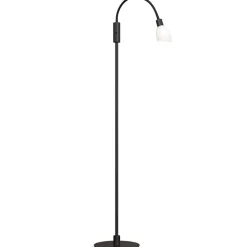 Cut enkel golvlampa svart