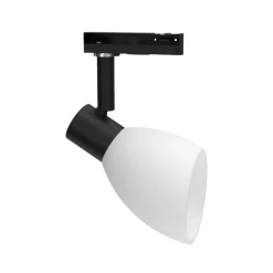 Cut svart spotlight Global 1-fas svart