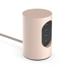 Cylindrical UX1 laddare pale pink