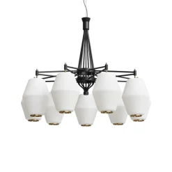 Dahl chandelier large taklampa svart/mässing