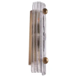 Dara Vägglampa Antik mässing/glas