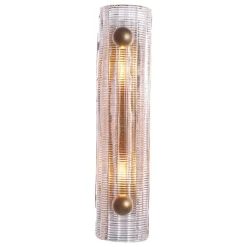 Dara Vägglampa Antik mässing/glas