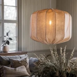 Dester Ø58 lampskärm linero natural