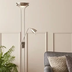 Detroit Uplight golvlampa stål