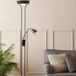 Detroit Uplight golvlampa svart