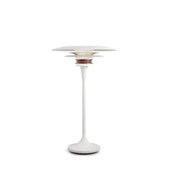 Diablo Ø300 bordslampa mattvit/rosé silver