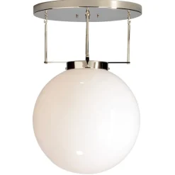 DMB 26 Bauhaus Ø40 plafond nickel/opalglas