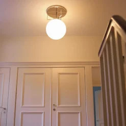 DMB 26 Bauhaus Ø30 plafond Nickel/Opalglas
