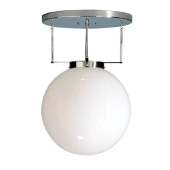 DMB 26 Bauhaus Ø30 plafond Nickel/Opalglas