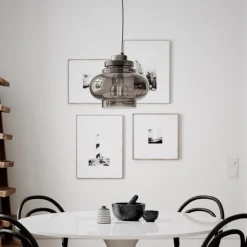 Dolores Ø30 taklampa grå