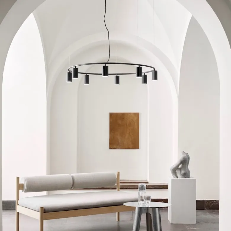 Donna Circle 100 Pendant lamp Linen
