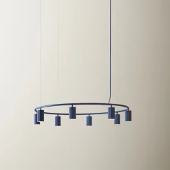 Donna Circle 100 Pendant lamp Midnight blue