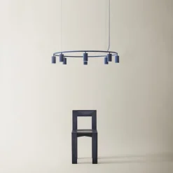 Donna Circle 100 Pendant lamp Midnight blue