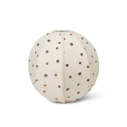 Dots lampskärm vit/brun
