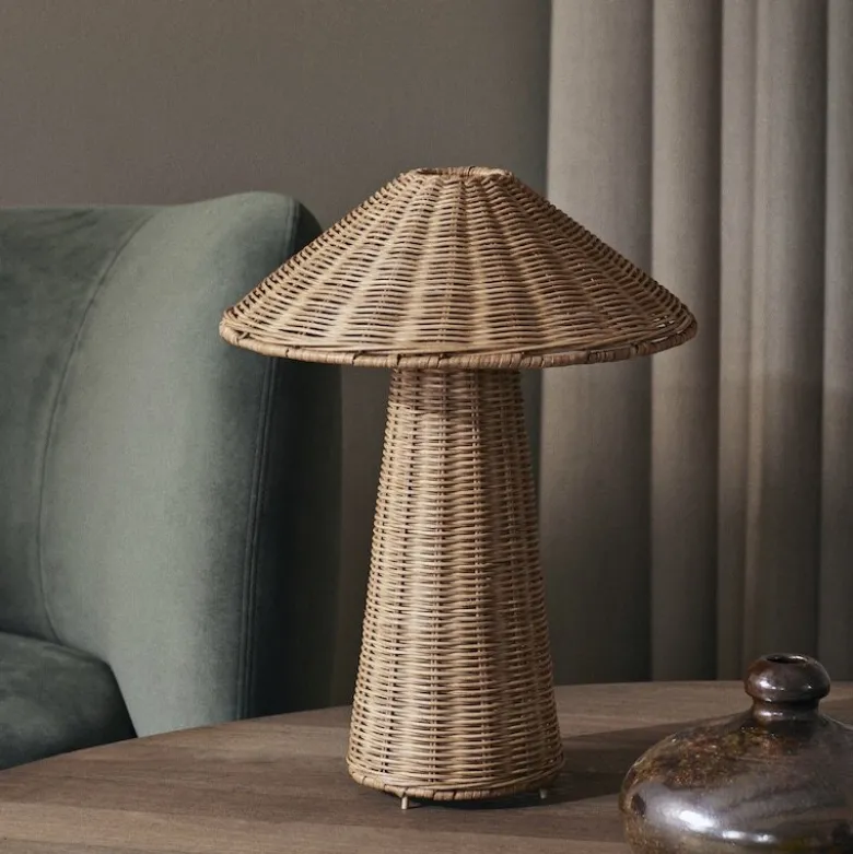 Dou bordslampa natur