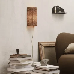 Dou vägg lampskärm rotting