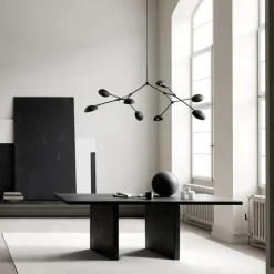 Drop chandelier taklampa bronze