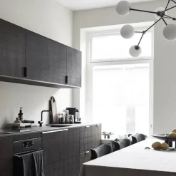 Drop chandelier taklampa Bulp grey