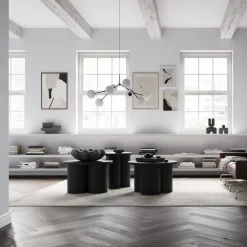 Drop chandelier taklampa Bulp Mini grey
