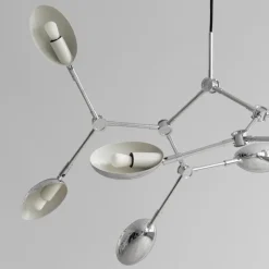 Drop chandelier taklampa Mini chrome