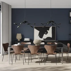 Drop chandelier taklampa Mini bronze