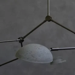Drop chandelier taklampa oxidized