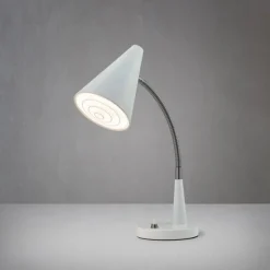 Duet bordslampa vit
