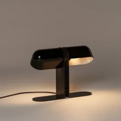 Duo bordslampa opaque black