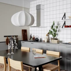 Ebba taklampa Ø60cm vit