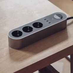 Edgar Power Bar satin aluminium