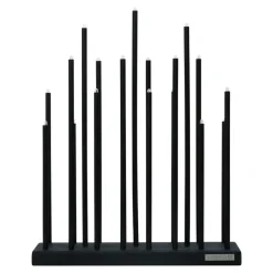 Elflugan Grande ljusstake kolsvart