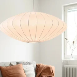 Ellipse Ø80 lampskärm bomullsjersey vit
