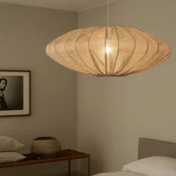 Ellipse Ø80 Lampskärm Linne sand
