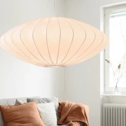 Ellipse Ø65 lampskärm linne vit