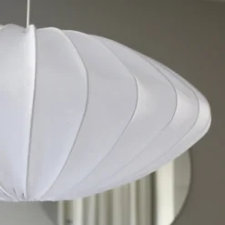 Ellipse Ø80 lampskärm linne white