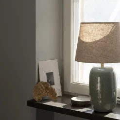 Emily bordslampa dusty green