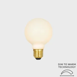 E27 75mm Matt opal 6W 480lm Dim To Warm