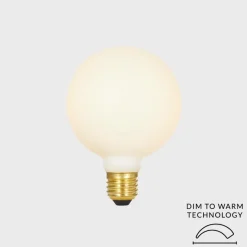 E27 100mm Matt opal 7W 600lm Dim To Warm