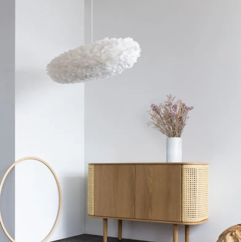 Eos Esther medium lampskärm vit