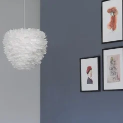 Eos Evia medium lampskärm vit