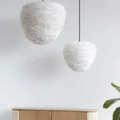 Eos Evia medium lampskärm vit