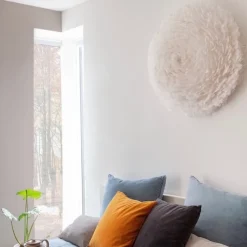 Eos up L plafond/vägglampa vit