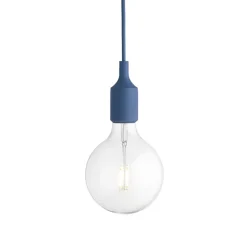 E27 taklampa pale blue
