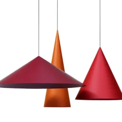 Extra large W151 S2 3000K taklampa carmine red