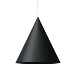 Extra large W151 S2 3000K taklampa jet black