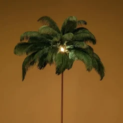 Feather Palm golvlampa grön