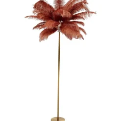 Feather Palm golvlampa roströd